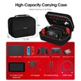 thumbnail image 3 of Carrying Storage Case for Nintendo Switch/For Switch OLED Model (2021),Portable Travel All Protective Hard Messenger Bag Soft Black, 3 of 5