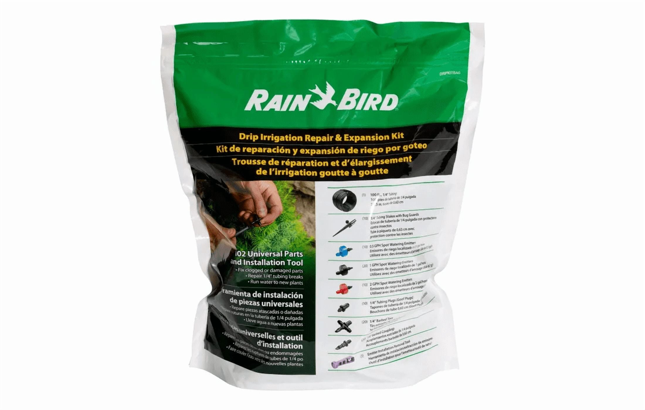 Rain Bird DripPail Drip Bucket Repair Kit with Pressure Compensating Components