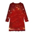 thumbnail image 4 of Spazoro Kids Girls Dress, Fall Winter Long Sleeve Fashion Christmas Dresses for Childs Girls Red Size 5 T, 4 of 5