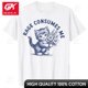 thumbnail image 5 of Camiseta de algodón con estampado de gato, flor, gatito, humor, divertido gatito, manga corta, regalo novedoso, 5 of 7