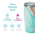thumbnail image 2 of Swig Life 22oz Travel Mug | Insulated Stainless Steel Tumbler with Handle | Wanderlust, 2 of 5
