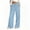 Sky Blue, variant on Elastic Waist Jeans for Women, Comdrip Women's High Waisted Straight Jeans Trendy Drawstring Tie Elastic Waist Stretchy Denim Pants Womens Stretch Jeans Black L