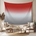 thumbnail image 2 of Red Gray Ombre Tapestry for Bedroom Wall Hanging Tapestry, Modern Gradient Abstract Art Ceiling Backdrop Tapestries Poster Blanket Wall Decor for Teens Room Living Room Dorm 55" x 73", 2 of 8