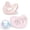 Soft Pink, variant on Chicco PhysioForma® One-Piece Silicone Pacifier, 0-6 Months, 2pk - Soft Pink