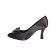 thumbnail image 3 of ZAPATILLA DE VESTIR LEON MUJER NEGRO SATIN 4918 LEON  4918p, 3 of 4