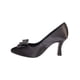 thumbnail image 3 of ZAPATILLA DE VESTIR LEON MUJER NEGRO SATIN 4918 LEON  4918p, 3 of 4