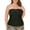 AA-Black, variant on Ocean Blues Women's Plus Size Bandeau Tankini Top Only Strapless Ruched Swimsuits Top Molded Cups Tankini Bathing Suits for Women