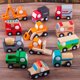 thumbnail image 2 of Modelo de vehículo de ingeniería de automóviles para niños de madera, conjunto de doce piezas y juguetes educativos cognitivos para bebés de la serie Wind Car, 2 of 5