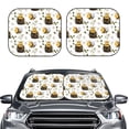 thumbnail image 2 of Sikiie Honey Bee Insect Print Foldable Car Windshield Sun Visor, Car Window Sunshade Suitable for Sedan, SUV and Truck Car Accessories-Medium, 2 of 6