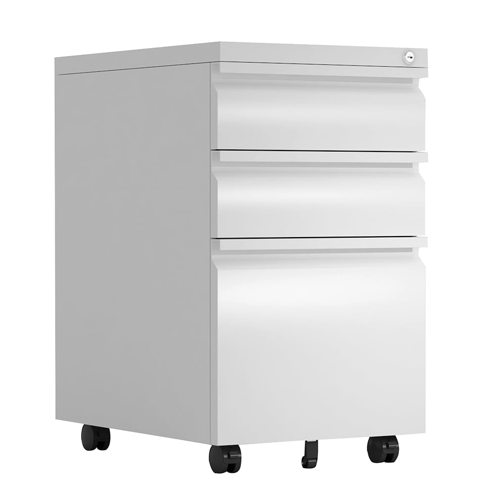 Lowestbest Modern File with 3 Drawer, Lockable