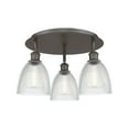 thumbnail image 3 of Innovations Lighting  Castile - 3 Light 18" Flush Mount Clear/Oil Rubbed Bronze, 3 of 5