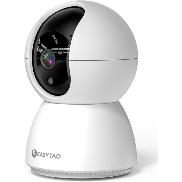 TV-628 Cámara de Seguridad Interior, 2K 3MP Cámara Alexa WiFi, iCSee O Tris Home App, Audio Bidireccional, Control Remoto, Detección de Movimiento, Visión Nocturna,Compatible con Alexa,TV-628