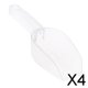 thumbnail image 1 of Paquete de 2-4 palas de hielo de plástico para alimentos, accesorios de herramientas para palas de hielo resistentes 4 piezas, 1 of 8