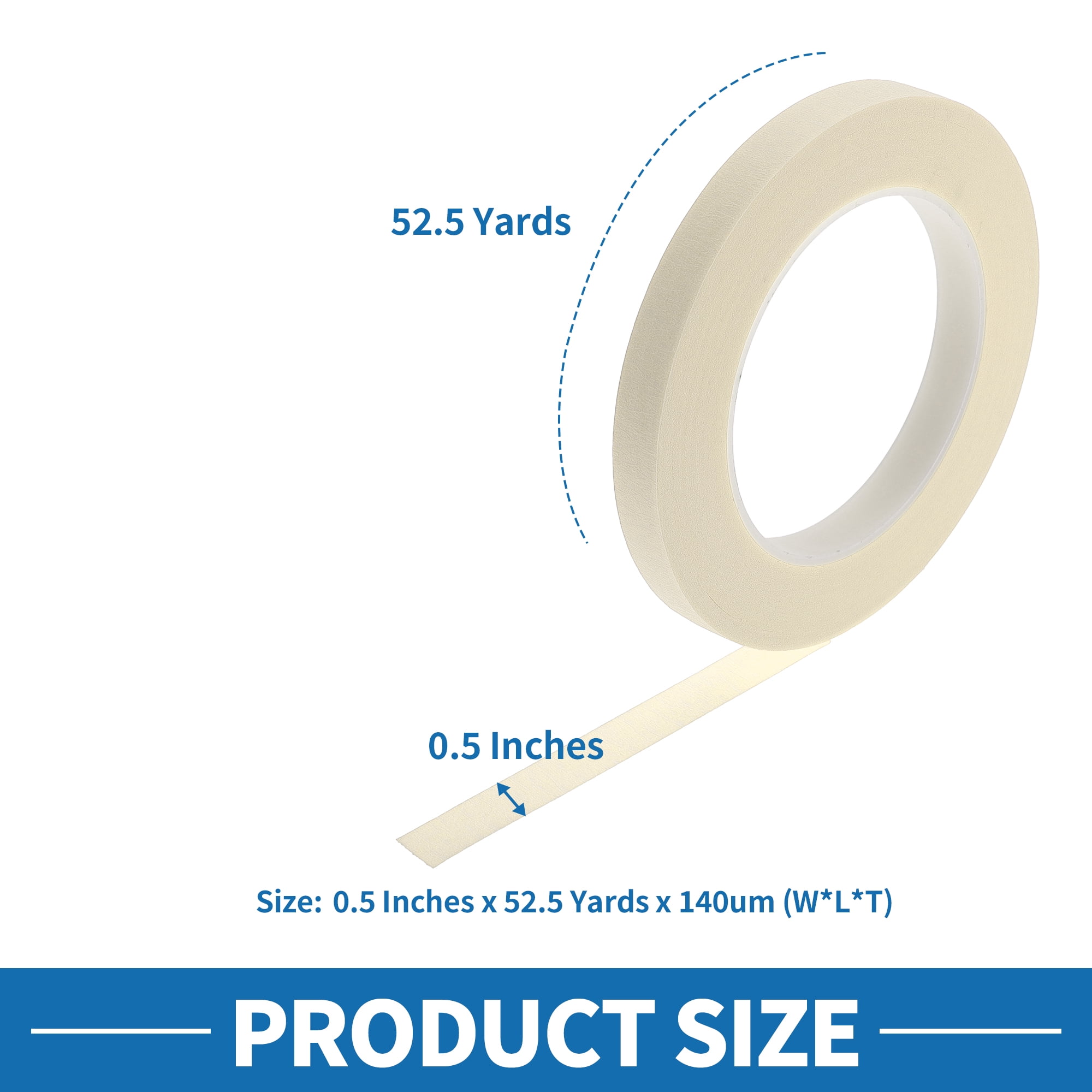 Unique Bargains Painters Tape Easy Removal for Various Surfaces White