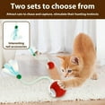 thumbnail image 3 of HAOAN Soft Silicone ABS Cat Ball with Tail Compact Bite Resistant Moving Cat Ball Smooth Surface Interactive Cat Toy Ball With Built In Battery for Bored Indoor Adult Cats, 3 of 10