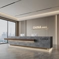thumbnail image 3 of Podium Office Reception Desk Bar Counter Church Shop Study Reception Desks Modern Hospital Mostrador Recepcion Salon Furniture My Lux Decor Round, 3 of 16