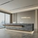 thumbnail image 3 of Podium Office Reception Desk Bar Counter Church Shop Study Reception Desks Modern Hospital Mostrador Recepcion Salon Furniture My Lux Decor Round, 3 of 16