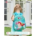 thumbnail image 3 of Disney Princess Ariel Girls Cute Backpack Water Resistant Toddler Backpack School Kids Elementary Bookbag, 3 of 9