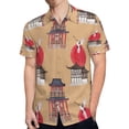 thumbnail image 4 of High Quality Hawaiian Shirts for Men Short Sleeve Aloha Beach Shirt Floral Summer Casual Button Down Shirts Blouses AJMULL, 4 of 7