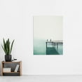 thumbnail image 2 of The End Of The Pier By Amy Denver Minimalist Soft Pastel Calm Minimalism Simple Modern Artwork Extra Large XL Wall Art Poster Print, 2 of 5