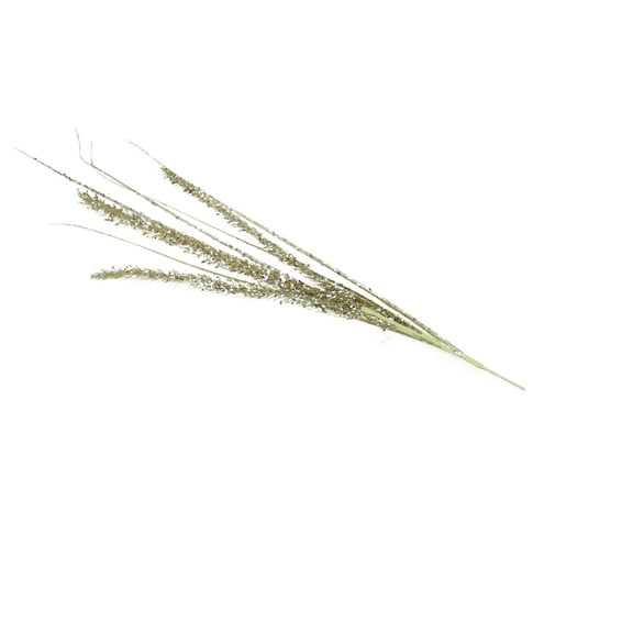 Northlight 27" Gold Glittered White Blossom Bush Christmas Spray