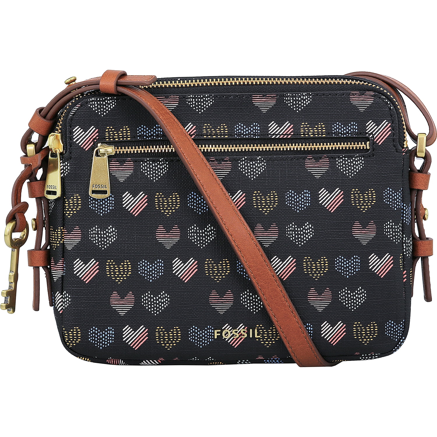fossil piper leather crossbody