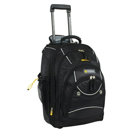 Torg Outdoor Products Sea Tac Rolling Backpack With Telescopic Torg Outdoor Products Sea Tac Rolling Backpack With Telescopic Handle Black