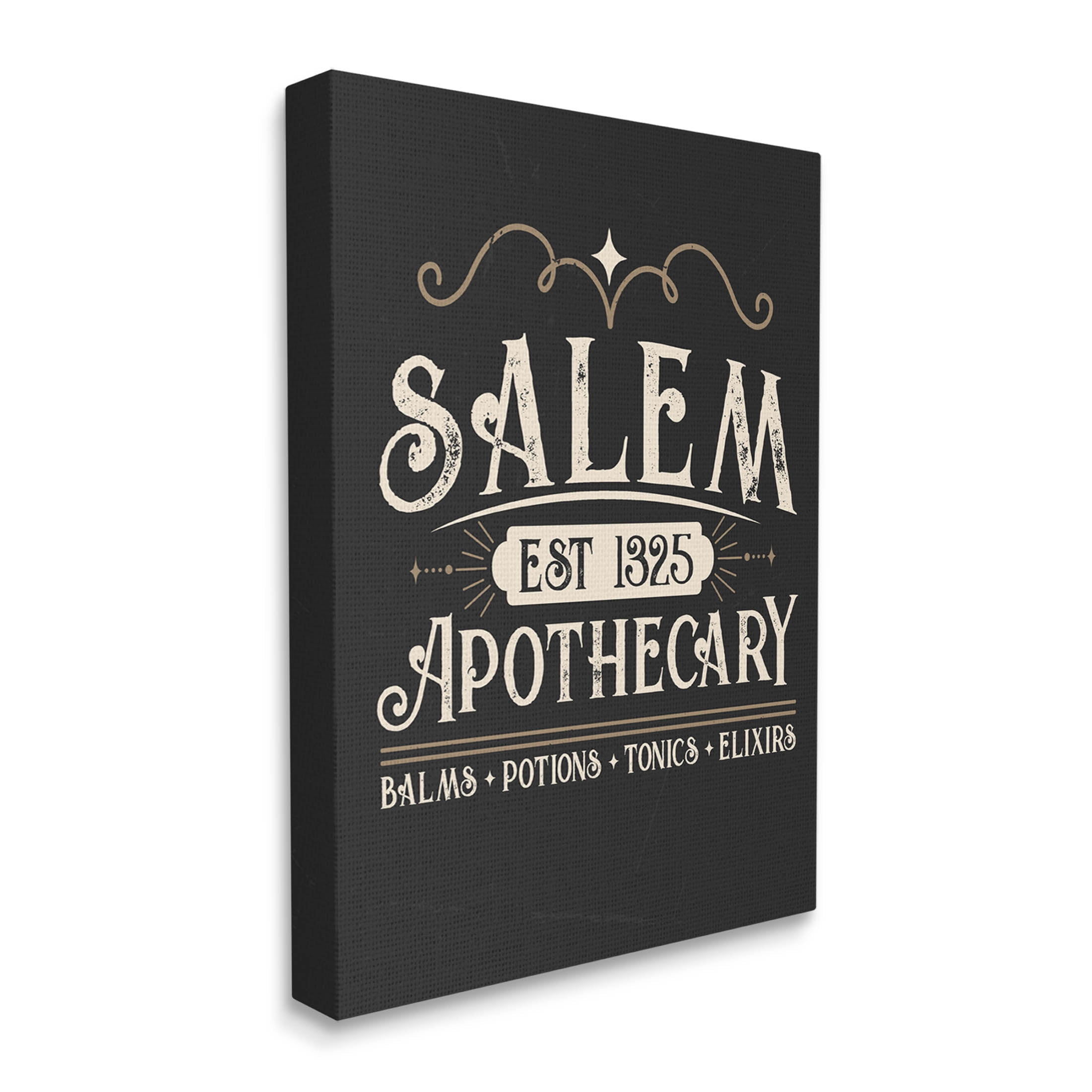 Stupell Industries Salem Apothecary Vintage Sign Graphic Art Gallery Wrapped Canvas Print Wall Art, Design by Angela Nickeas