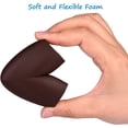 thumbnail image 3 of Komfortology Brown Foam Corner Protectors, 8 Count with 3M Adhesive, 3 of 9