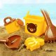 thumbnail image 3 of Juego de 5 uds de juguetes para arena de playa, formas de cubo de arena, rastrillo de pala, regadera, juguetes de playa al aire libre de verano, 3 of 10