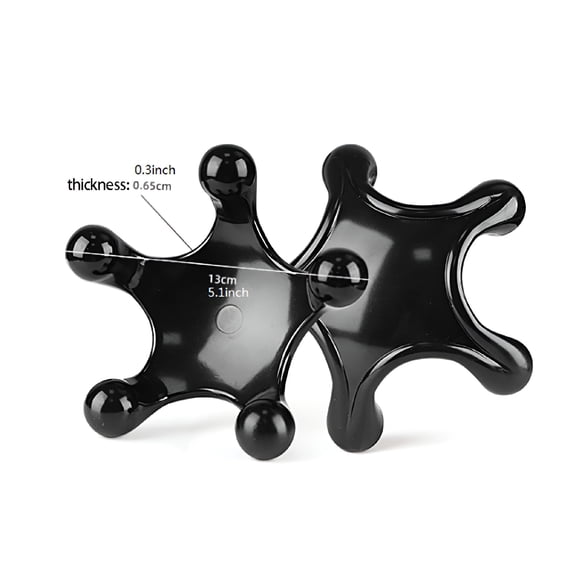 XIRQI Star Shaped 5 Point Handheld Full Body Massager for Back Neck Deep Tissue Pain Relief