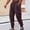 A05-Wine, variant on Zysthvn Cotton Work Cargo Pants for Men Hiking Outdoor Fall Men's Pants Solid Elastic Waist Joggers with Pockets Trousers
