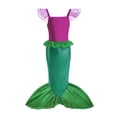 thumbnail image 4 of Disfraz de La Sirenita de Disney para niña, disfraz de princesa Ariel, ropa de playa para fiesta de cumpleaños, Vestidos de verano, 4 of 5