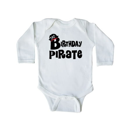 

Inktastic Birthday Pirate Party Gift Baby Boy Long Sleeve Bodysuit