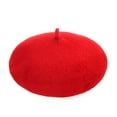 thumbnail image 2 of Winter Red Kids Dome Girls Hat Watermelon Beret Baseball Caps, 2 of 3