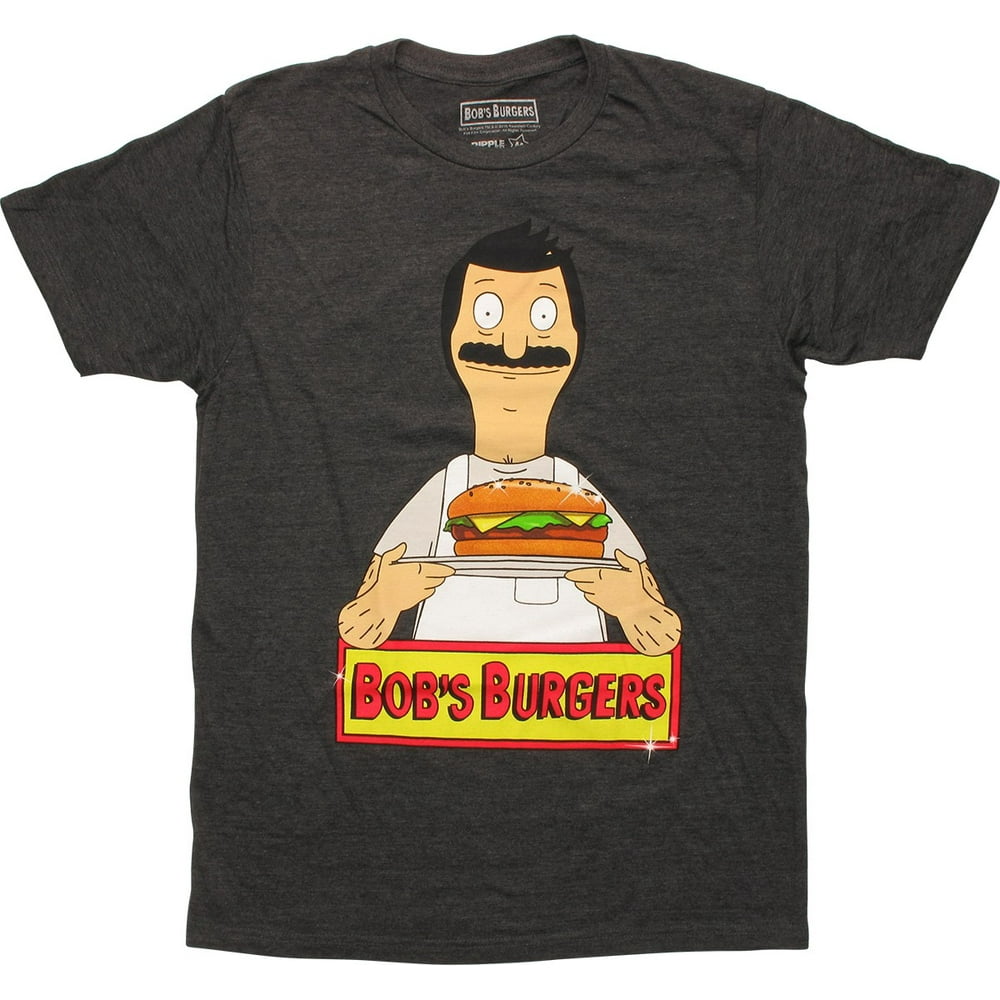 Bob's Burgers Bob's Burgers Shiny Burger TShirt Sheer