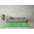 thumbnail image 3 of Ahgly Company Indoor Square Persian Emerald Green Traditional Area Rugs, 7' Square, 3 of 4