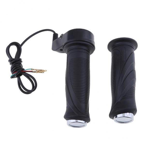 2x24V / 36V / 48V BICIPA ELÉCTRICA MANILA de BICIPA de CHRIPTLE INDICADOR de BATERÍa LED Yotijar Gire el cable de la empuñadura del acelerador