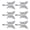 White, variant on 6 Pieces Ornamental Butterfly Hooks Zinc Alloy Wall Mount Hanger for Living Room/Bathroom/Kitchen/Bedroom
