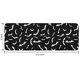 thumbnail image 7 of Black Halloween Bats with White Kitchen Rug Mat,Kitchen Runner Rugs Non Skid Washable,Decorative Kitchen Floor Mats for Kitchen,Sink,Laundry,17"x47.2", 7 of 7