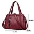 thumbnail image 3 of Sac à Main pour Femmes Mode Décontractée à Franges Sac à Poignée Supérieure Sacoche Sac Bandoulière, 3 of 10