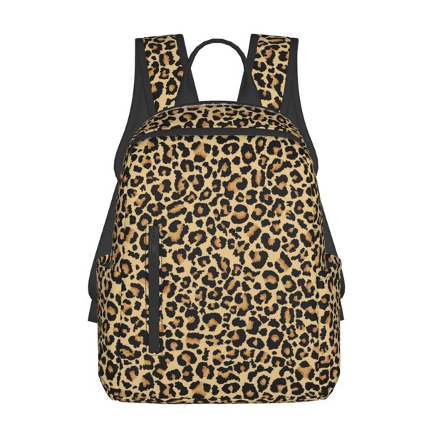 Balery Leopard Print Mochila ligera para hombre y mujer: duradera e impermeable, ideal para la escuela, el trabajo, viajes y uso diario.