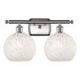 thumbnail image 7 of Innovations Lighting - White Mouchette - 2 Light Bath Vanity In Modern Style-11, 7 of 7