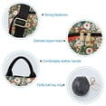 thumbnail image 7 of FORMRS Women's Travel Backpack Purse Anti-Theft Hidden Pockets Casual Shoulder Bag, Beige Floral Garden, 7 of 7