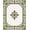 Green, Pattern 2, variant on ODIKA 5'x7' Machine Washable Non-Slip Area Rug, Damask Floor with Flourishing Scroll High Traffic Rug, Brown, 665805