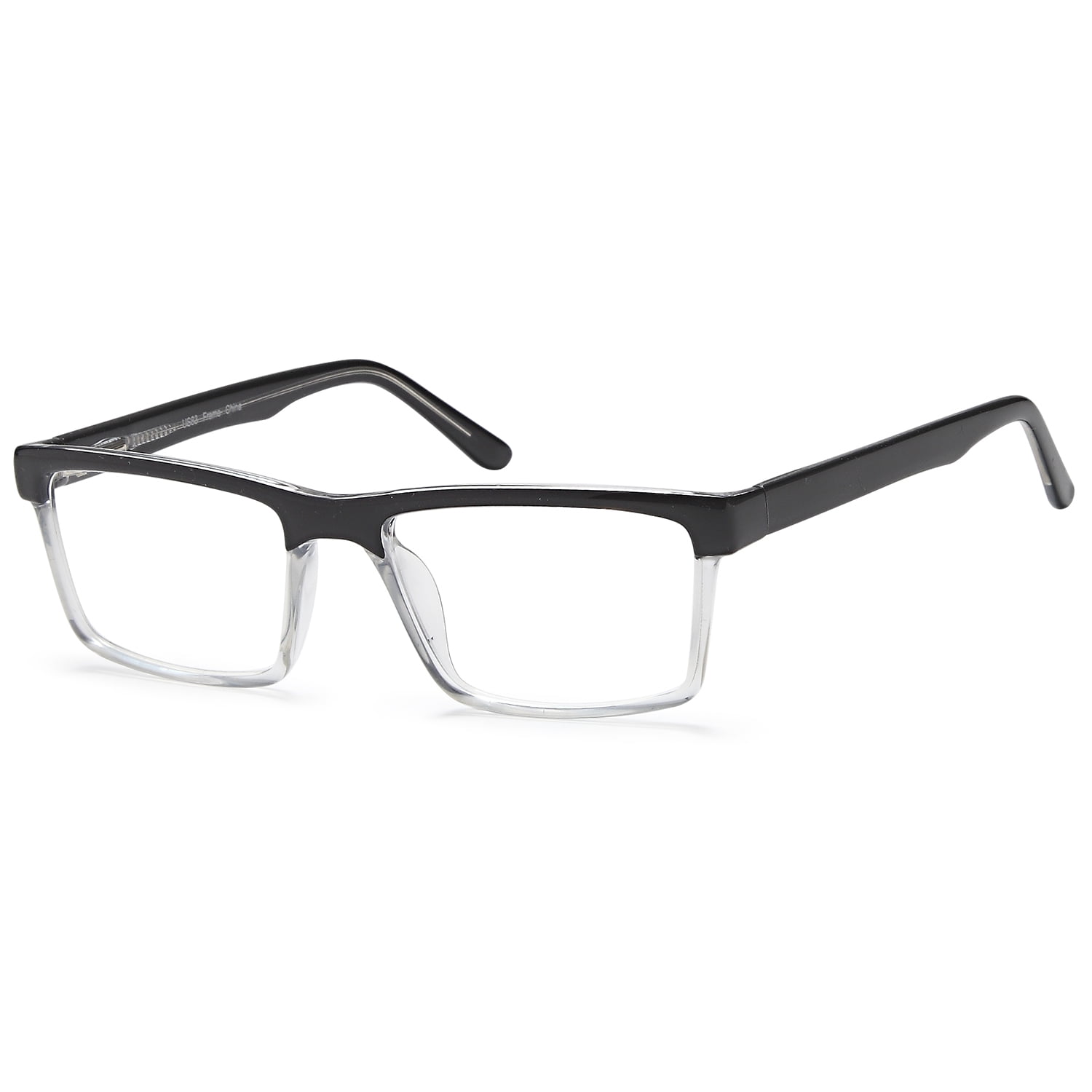 Men's Eyeglasses 56 19 150 Black Clear Plastic - Walmart.com