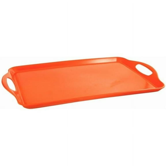 Reston Lloyd Multi-Purpose 18" Rectangle Melamine Plastic Handled Tray