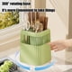 thumbnail image 4 of Aparatos de cocina, accesorios de cocina, utensilios de cocina, herramientas de cocina Estante de almacenamiento giratorio de cocina, escurridor de agua, multifuncional, para cuchillos, cucharas y pal, 4 of 6