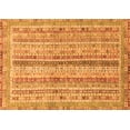 thumbnail image 1 of Ahgly Company Indoor Rectangle Oriental Orange Modern Area Rugs, 5' x 8', 1 of 4