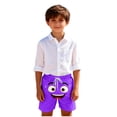 thumbnail image 4 of Swim Trunks for Boys Toddler Solid Color Print Breathable Shorts with Pocket 1Pc, 4 of 7
